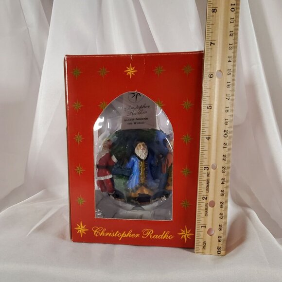Christopher Radko Santas Around The World Ornament In Box 3D Christmas - Picture 11 of 13